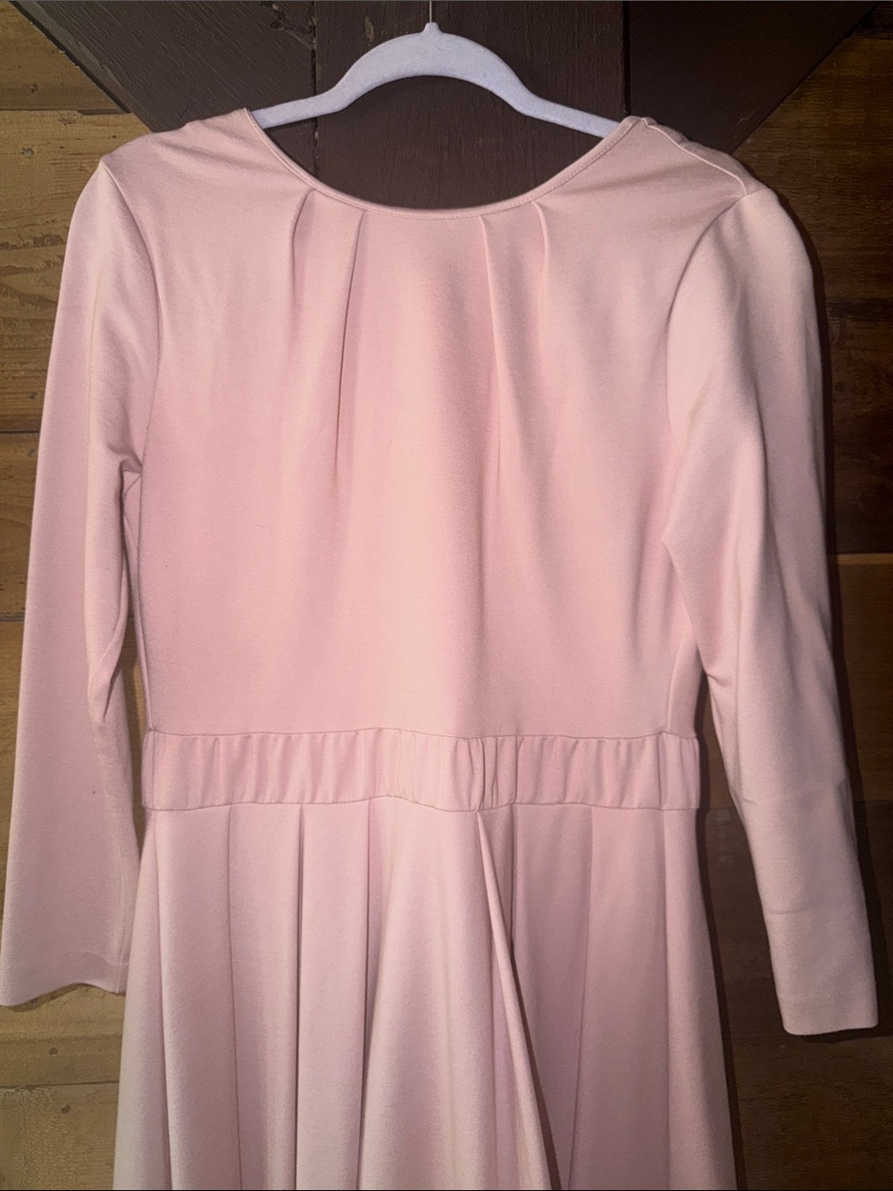 Dainty Jewells Pale Pink Long-Sleeve Girls' Dress